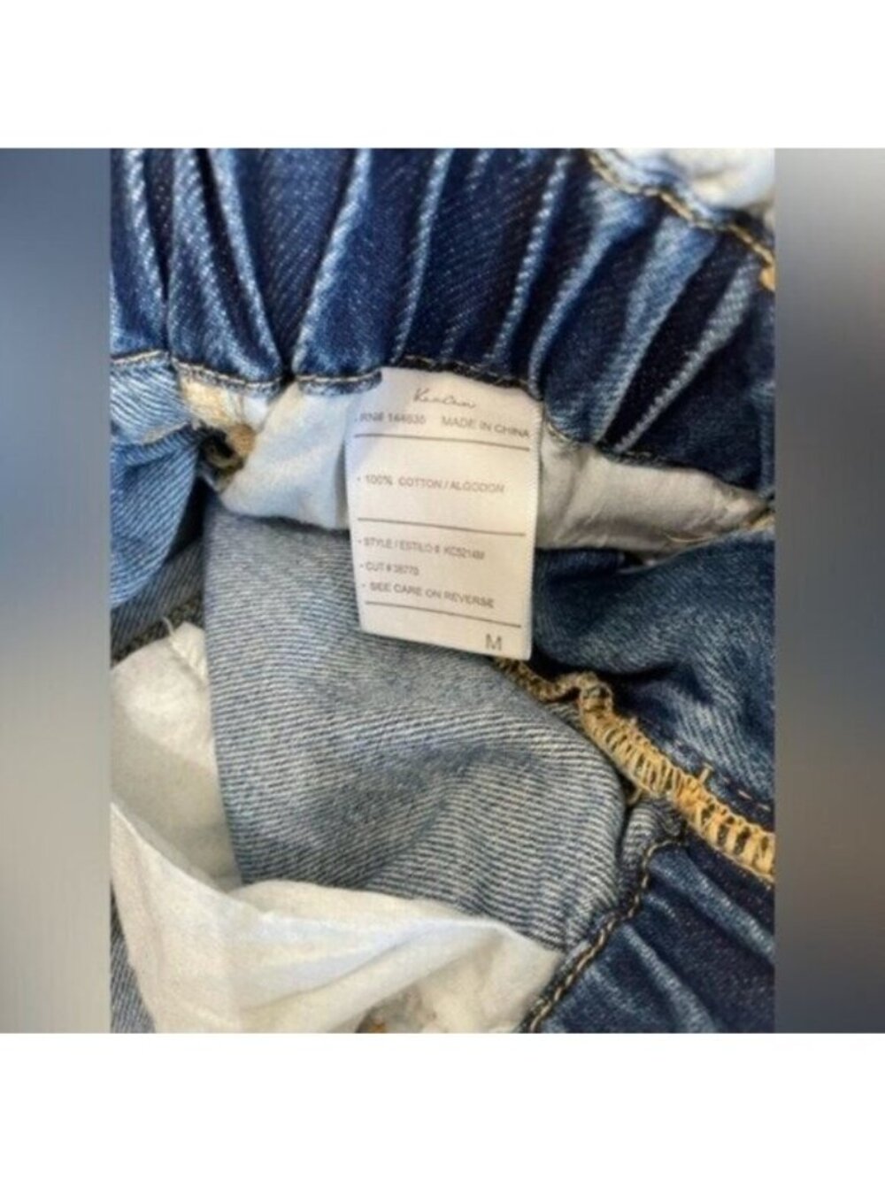 Kancan High Rise Distressed Jeans Boyfriend Stretch Boho Shabby Chic - Picture 6 of 8